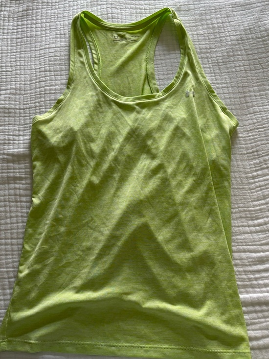 Under Armour Tops - Under Armour Neon Lime Racerback Performance Tank